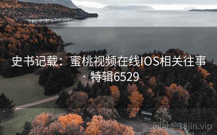 史书记载:蜜桃视频在线IOS相关往事 · 特辑6529 史书记载:蜜桃视频在线IOS相关往事 · 特辑6529